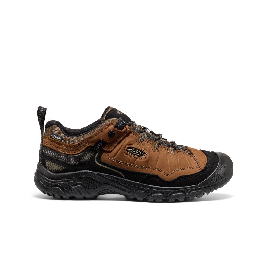 Mens Targhee IV Wide Waterproof Hiking Shoe BisonBlack
