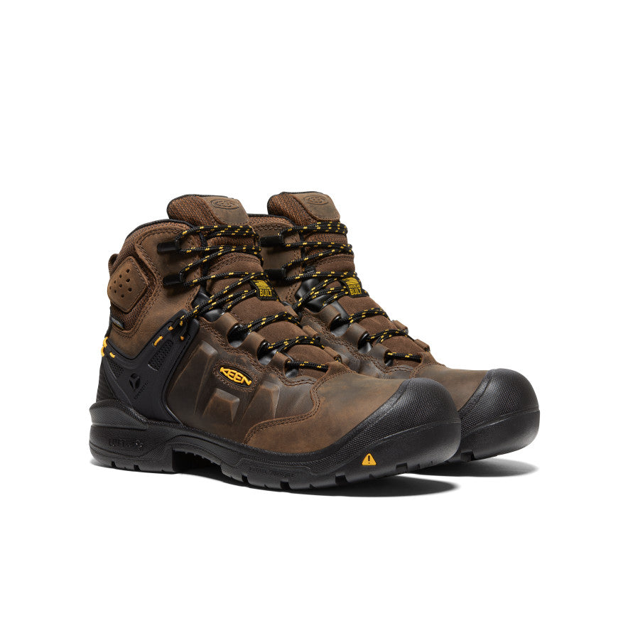 Mens Dover 6 Waterproof Carbon Toe Dark EarthBlack