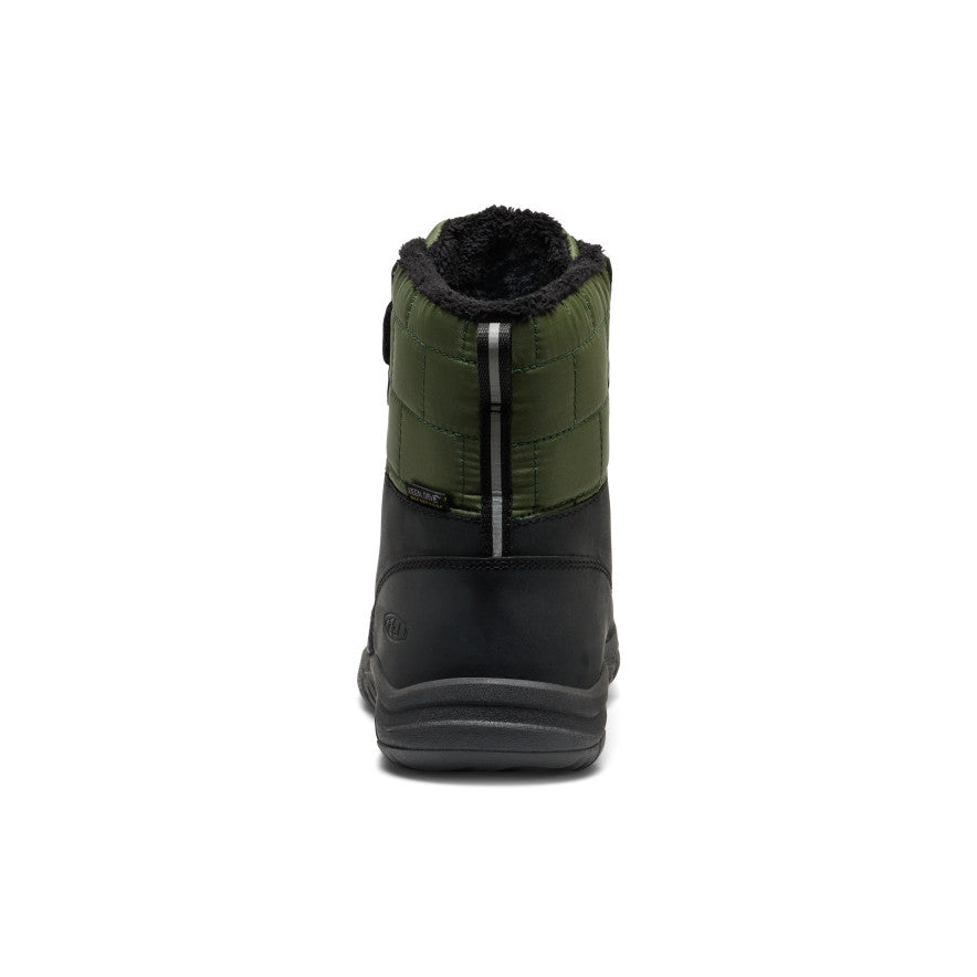 Big Kids Kanibou Waterproof Winter Boot BlackBronze Green