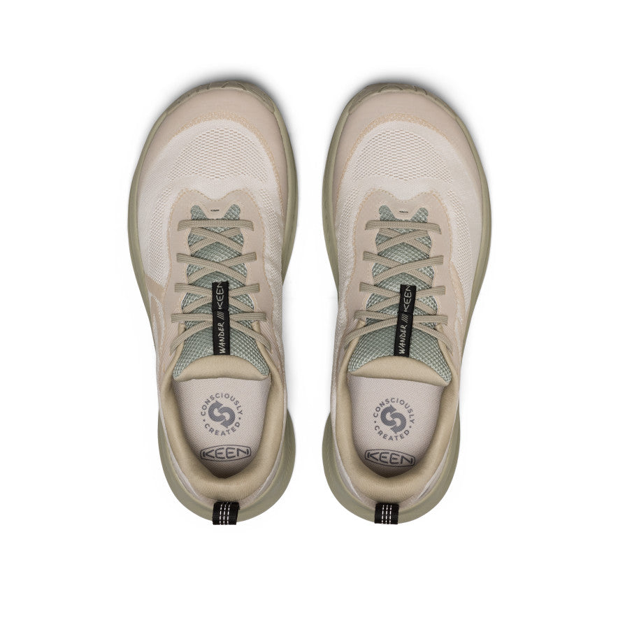 Mens Wander Trail Running Shoe Star WhiteDesert Sage