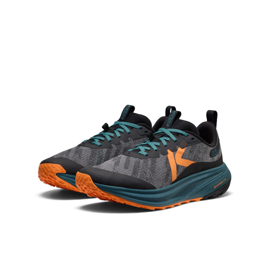 Mens Roam Trail Running Shoe BlackOrange Peel