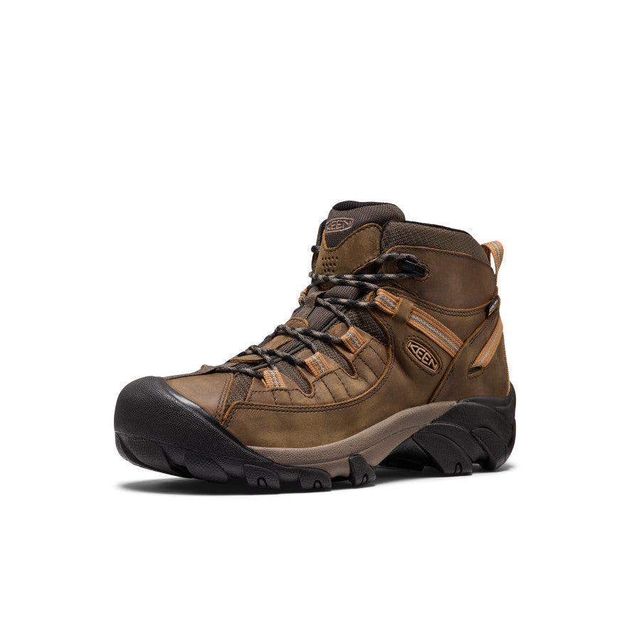 Mens Targhee II Waterproof Mid Wide Black OliveChipmunk