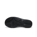 Mens Kona Leather Flip-Flop BlackSteel Grey