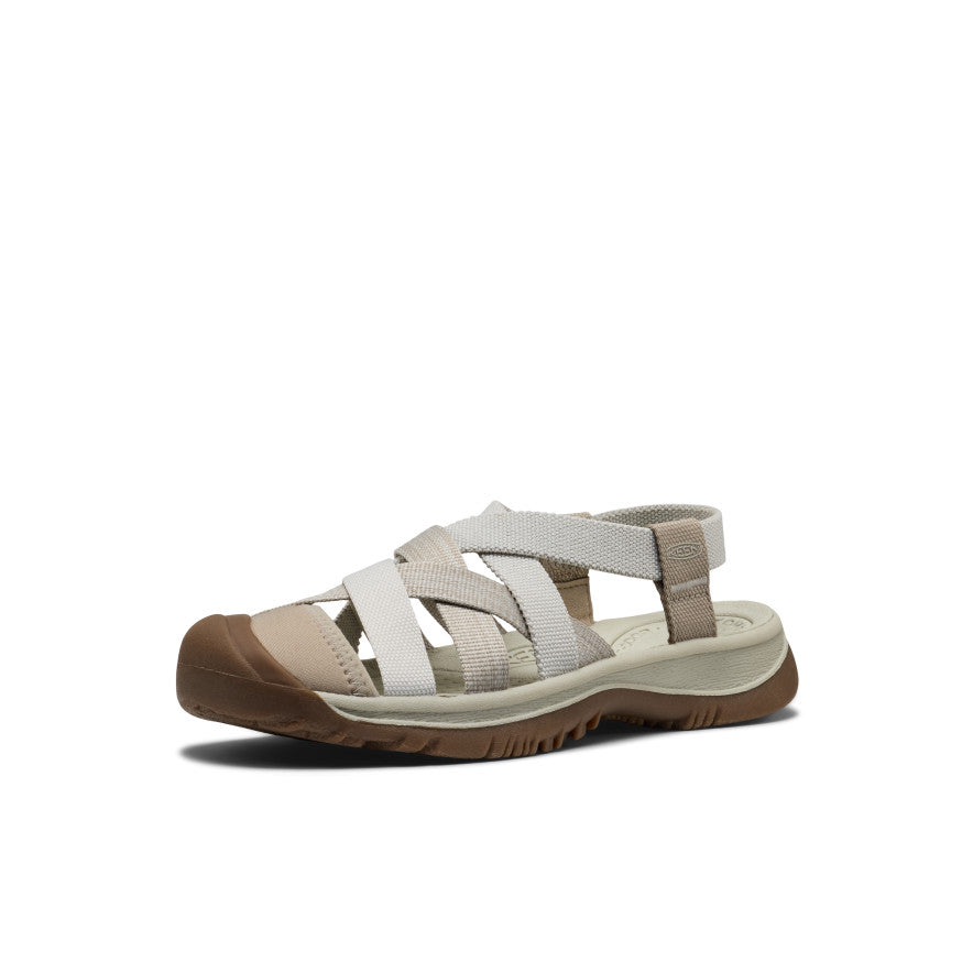 Womens Whisper Lattice Sandal Plaza TaupeSilver Birch