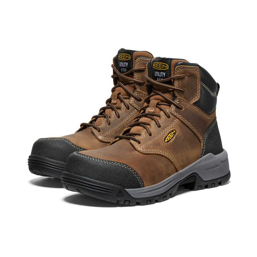 Womens Evanston 6 ESD Boot Carbon Toe BisonBlack