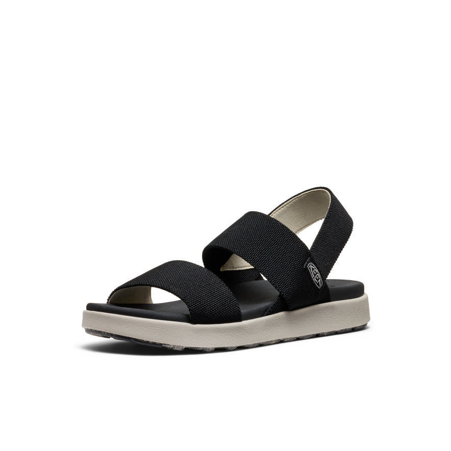 Womens Elle Backstrap Sandal Wide Black