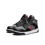Mens Overton Mid Work Shoe Carbon Toe Steel GreyBlack