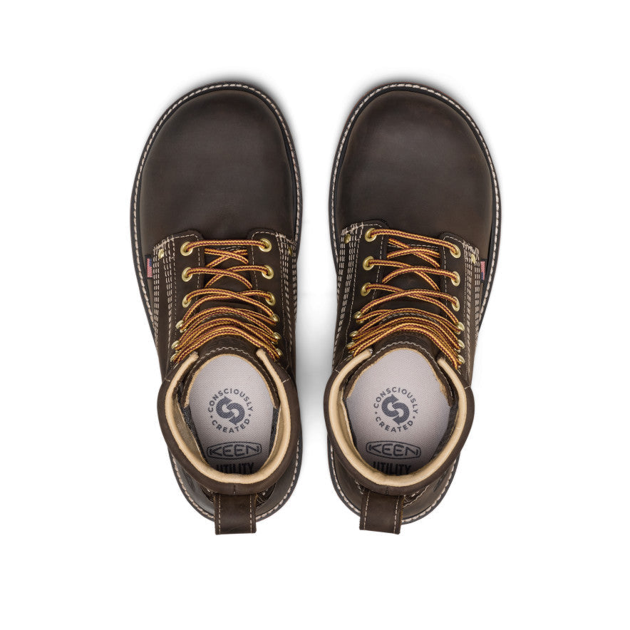 Mens Liberty 6 Waterproof 90 Heel Boot Carbon Toe Coffee BeanBlack