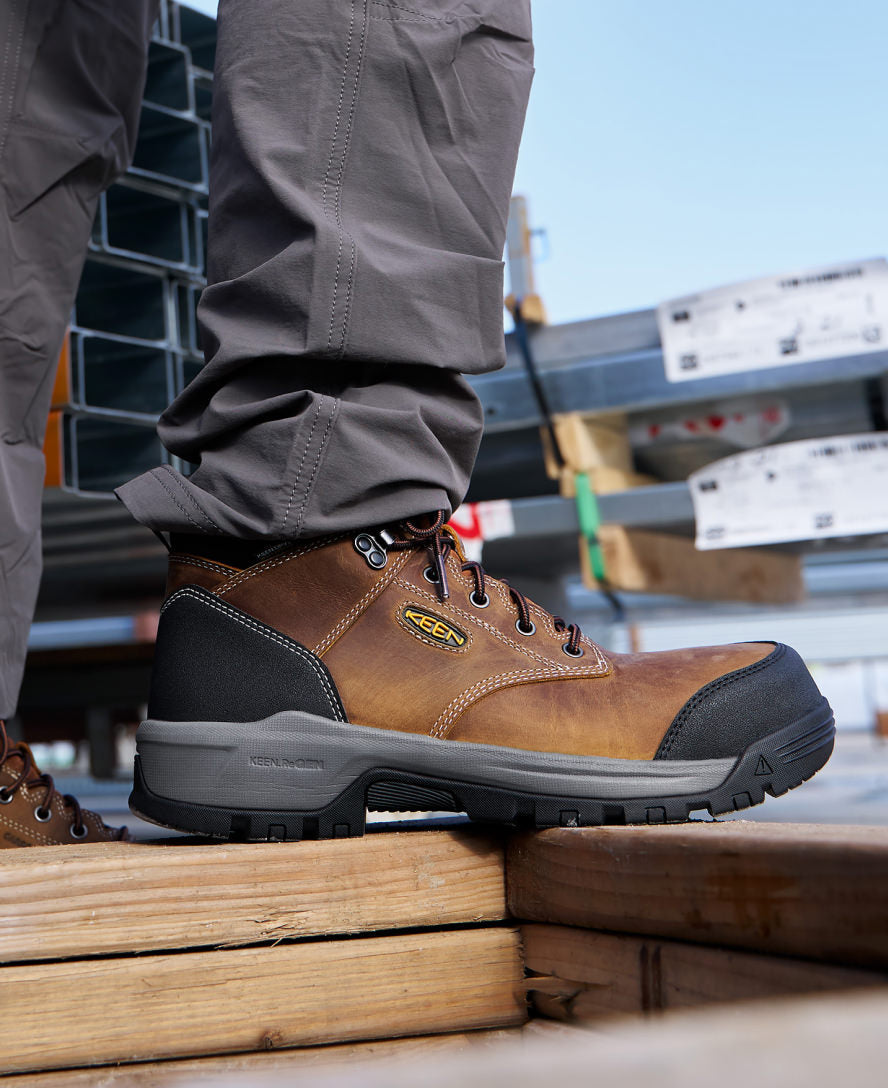 Mens Evanston 6 Waterproof Boot INT MET Carbon Toe BisonBlack