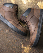 Mens Gibson ESD Boot Carbon Toe Cascade BrownBlack