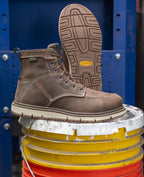 Womens San Jose 6 Waterproof Boot Aluminum Toe Cascade BrownGum