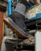 Mens Kenton Mid Work Shoe Carbon Toe BlackGum
