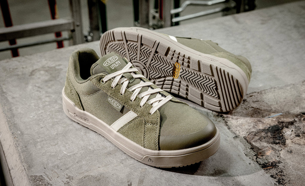 Mens Kenton Work Shoe Soft Toe Winter MossBirch