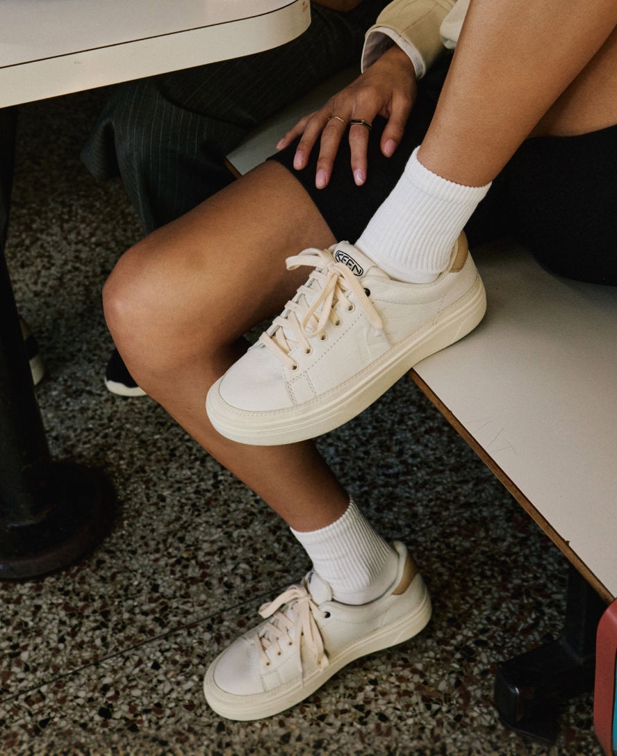 Womens KM1 Leather Sneaker BlackBirch