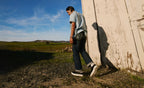 Mens KM4 Leather Sneaker Steel GreyBirch