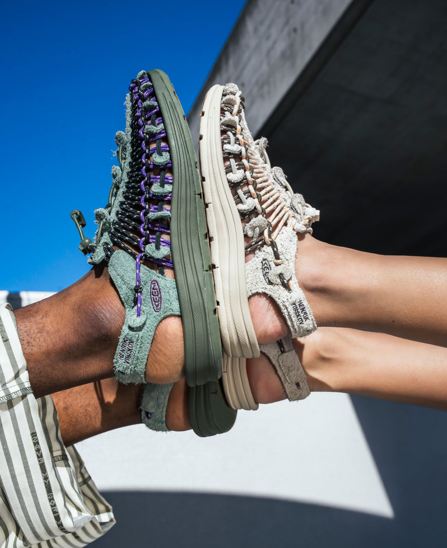 All Gender UNEEK Leather Henrik Vibskov Sneaker Green Spring