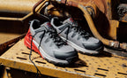 Mens Targhee Blur Work Shoe Carbon Toe Steel GreyBlack