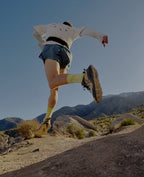 Mens Wander Trail Running Shoe Fossil OrangeCarrot Curl