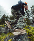 Mens Hightrail Vented Hiking Shoe BrindleCream Gold