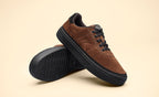 Mens KM4 Leather Sneaker Dark EarthBlack