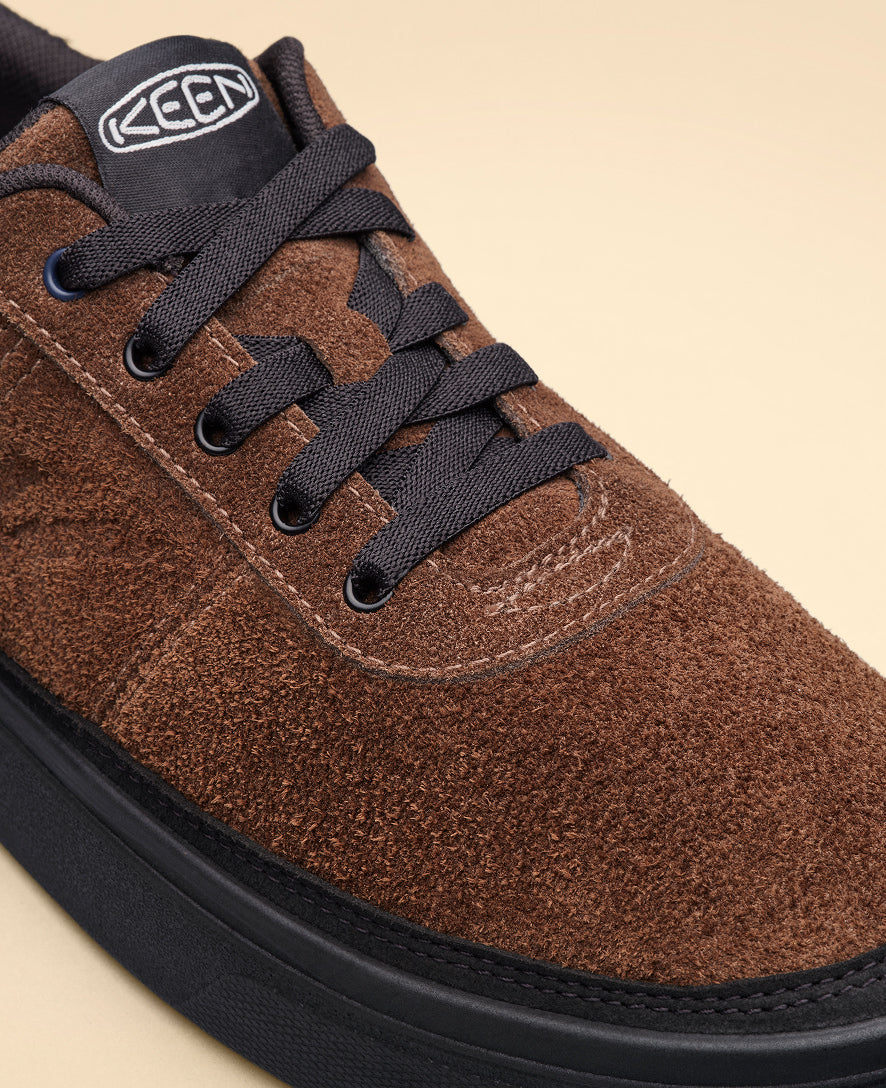 Mens KM4 Leather Sneaker Dark EarthBlack