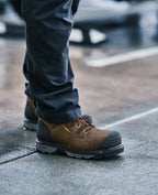 Mens Camden 8 Insulated Waterproof Boot Carbon Toe Leather BrownBlack