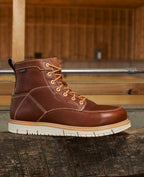 Mens San Jose 6 Waterproof Boot Soft Toe Cascade Brown