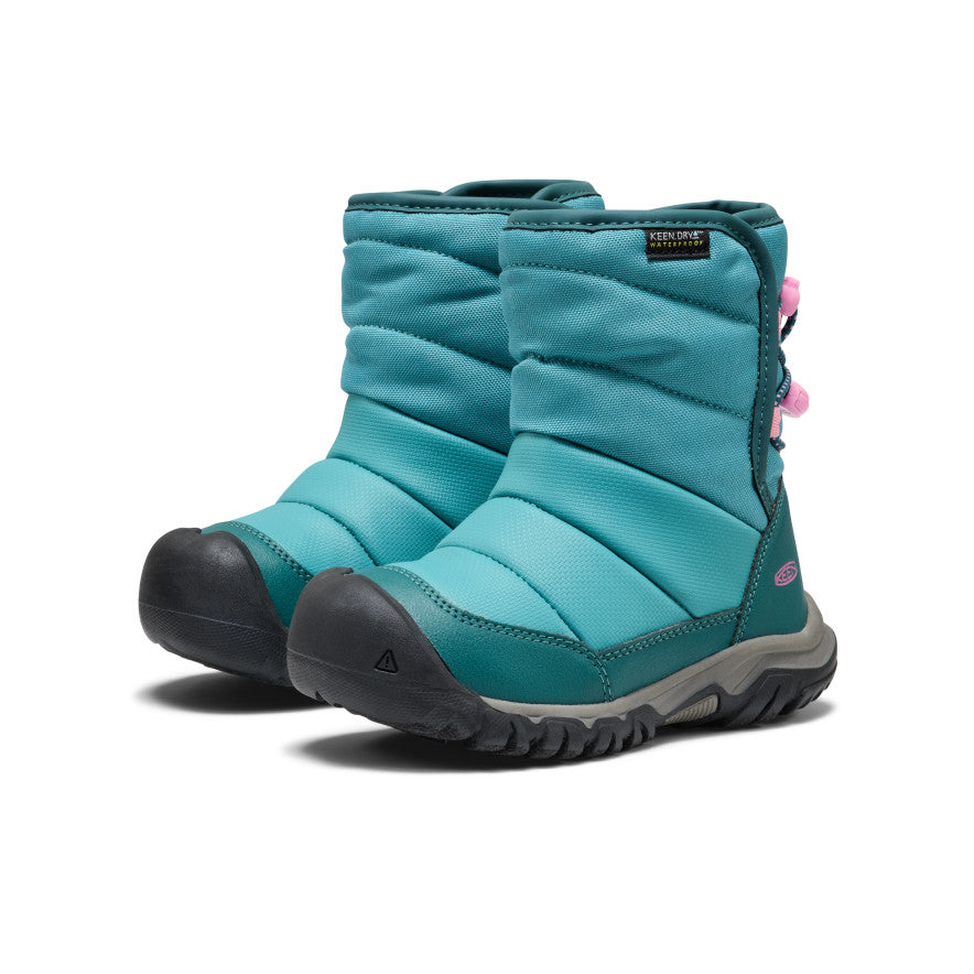 Little Kids Puffrider Waterproof Winter Boot Brittany BlueCashmere Rose