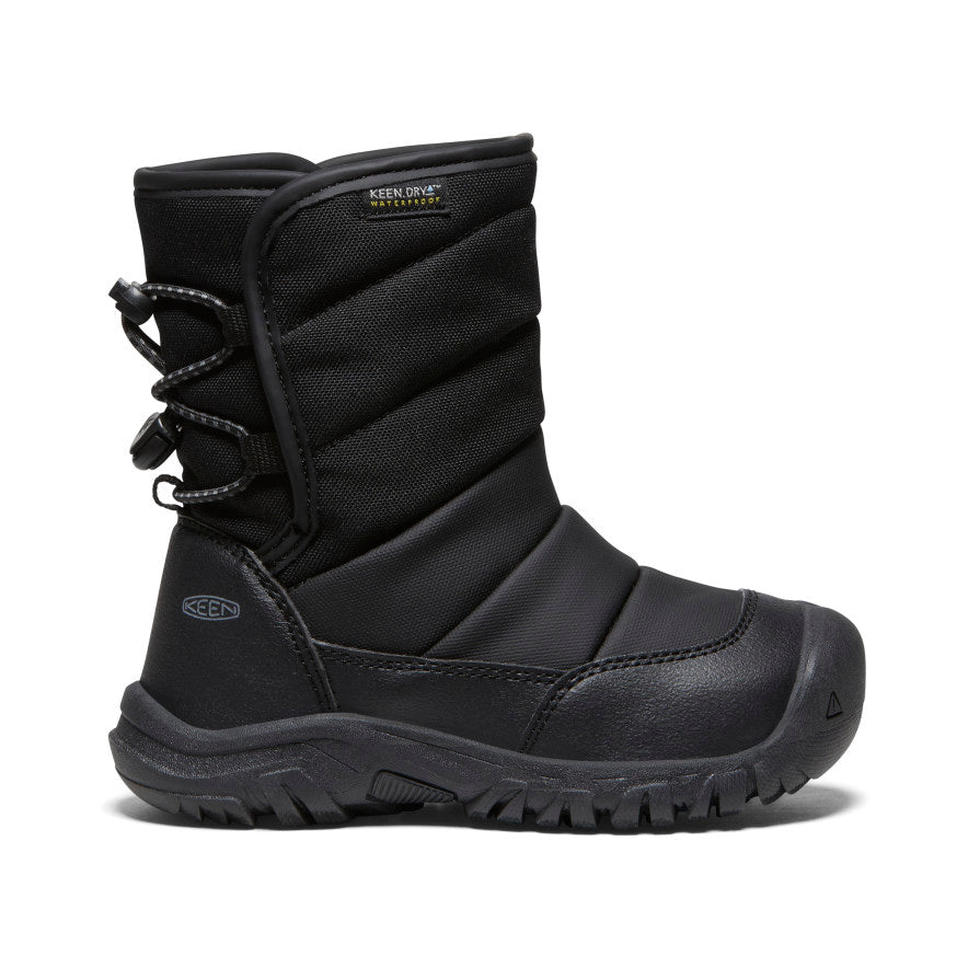 Little Kids Puffrider Waterproof Winter Boot BlackSteel Grey