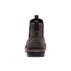 Mens Liberty Chelsea 90 Heel Waterproof Work Boot Carbon Toe Coffee BeanBlack