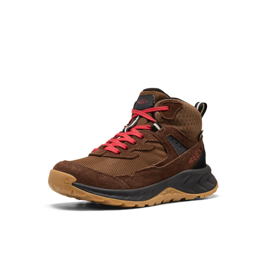 Big Kids Hightrail Waterproof Hiking Boot Dark EarthGarnet