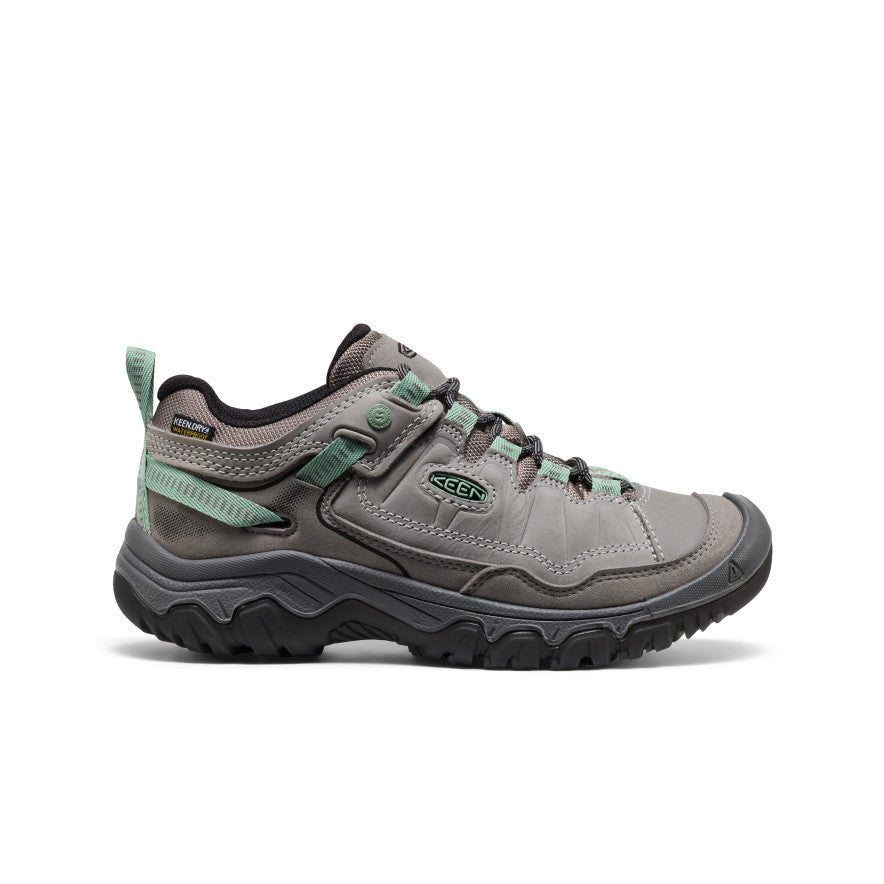 Womens Targhee IV Wide Waterproof Hiking Shoe AlloyGranite Green