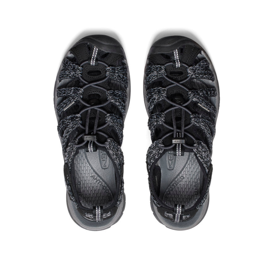 Womens Whisper BlackSteel Grey