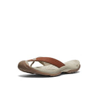 Womens Waimea Leather Flip-Flop Sorrel HorsePlaza Taupe
