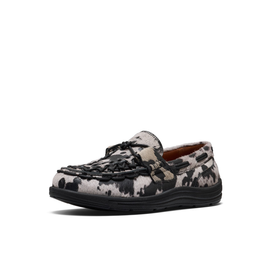 Womens UNEEK Loafer Nocturnal Cow Black