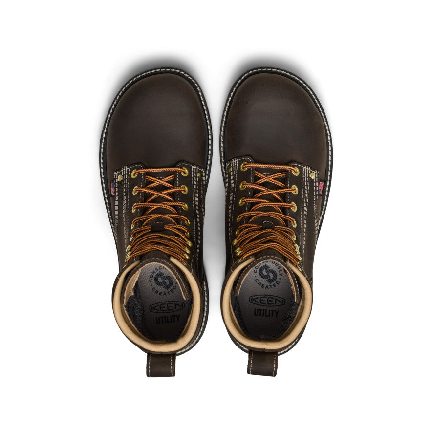 Mens Liberty 8 Waterproof 90 Heel Boot Carbon Toe Coffee BeanBlack