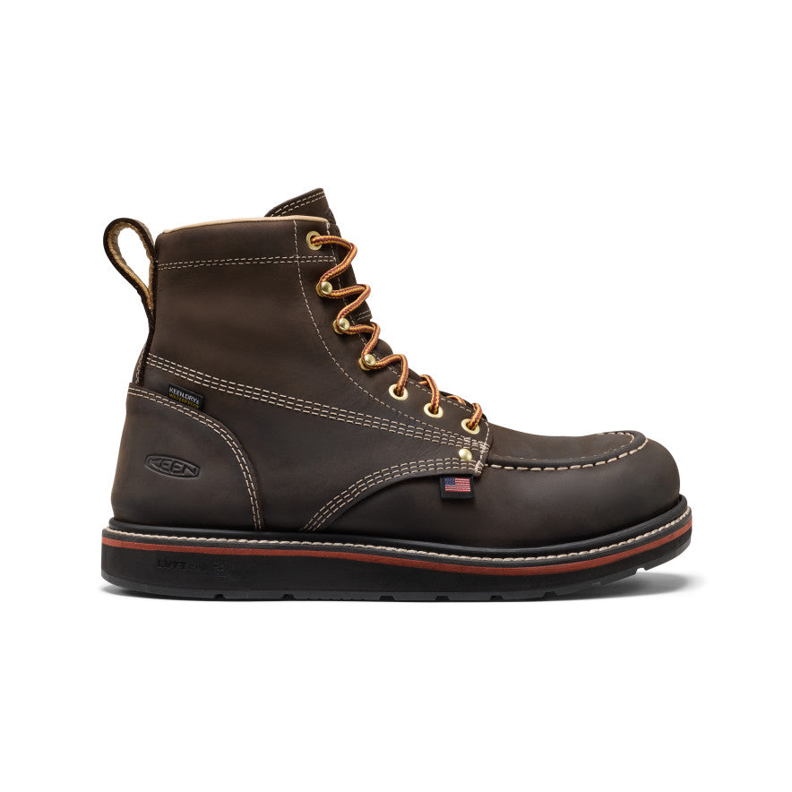Mens Liberty 6 Waterproof Boot Carbon Toe Coffee BeanBlack