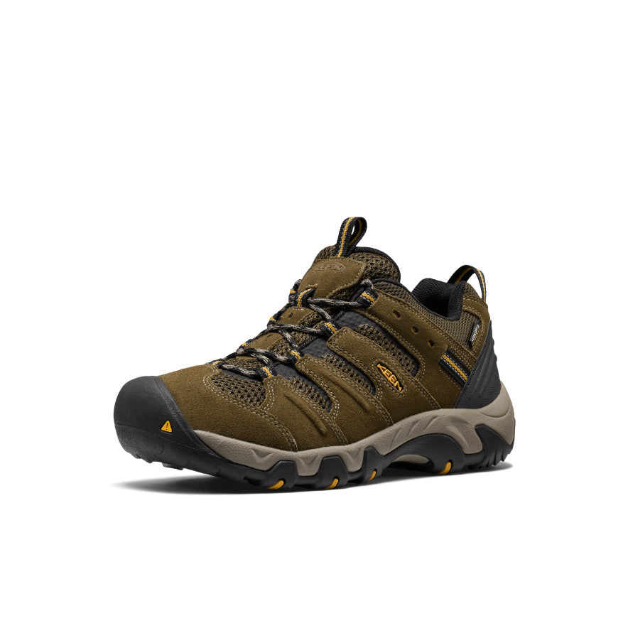 Mens Koven Waterproof Hiking Shoe Dark OliveSymphonic Sunset