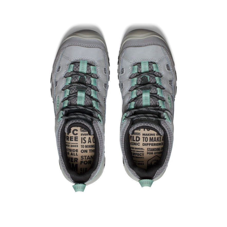Womens Targhee IV Vented Hiking Shoe AlloyGranite Green