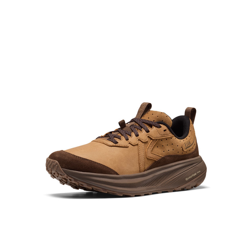 Mens Roam Leather Trail Running Shoe ChipmunkDark Earth