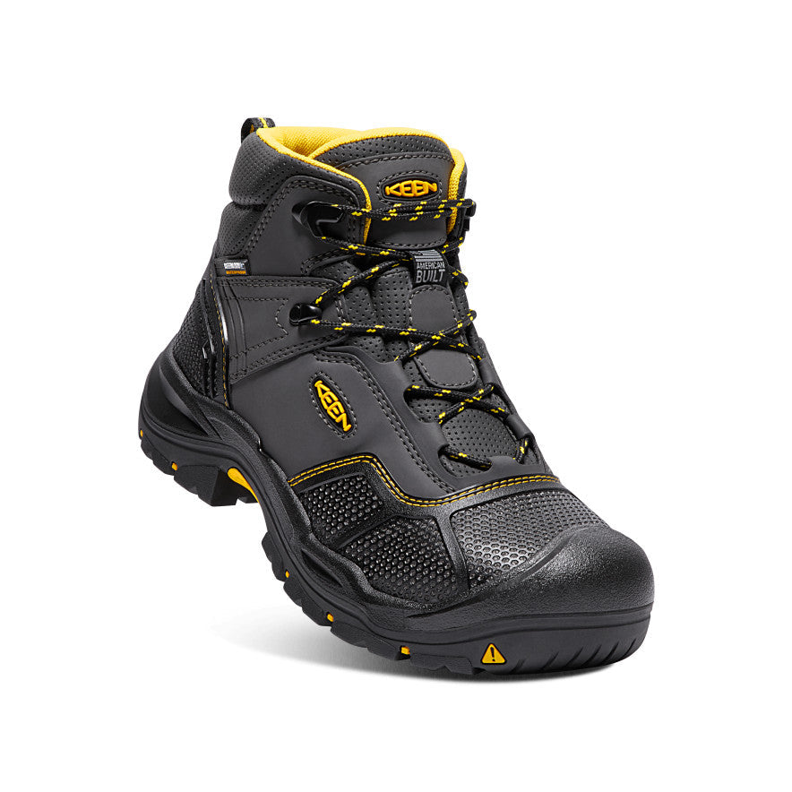 Mens Logandale Waterproof Boot Steel Toe RavenBlack
