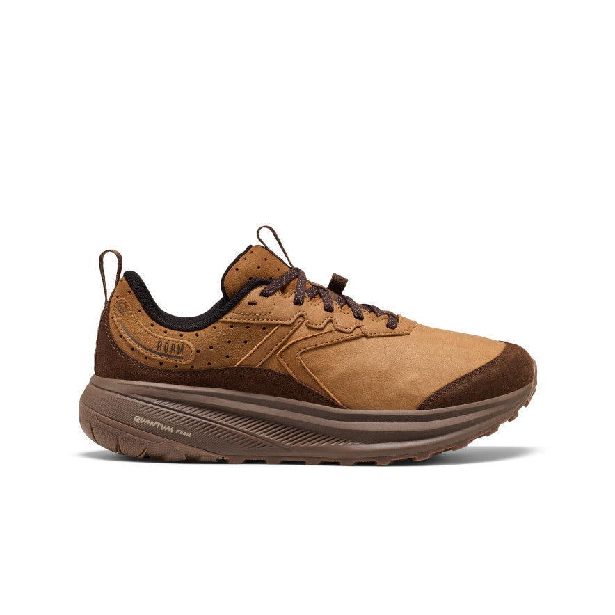 Mens Roam Leather Trail Running Shoe ChipmunkDark Earth