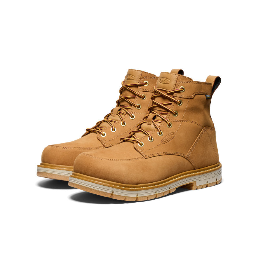 Mens San Jose 6 Waterproof 90 Heel Boot Aluminum Toe BistreGum