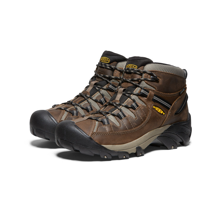 Mens Targhee II Mid Waterproof Hiking Boots ShitakeBrindle