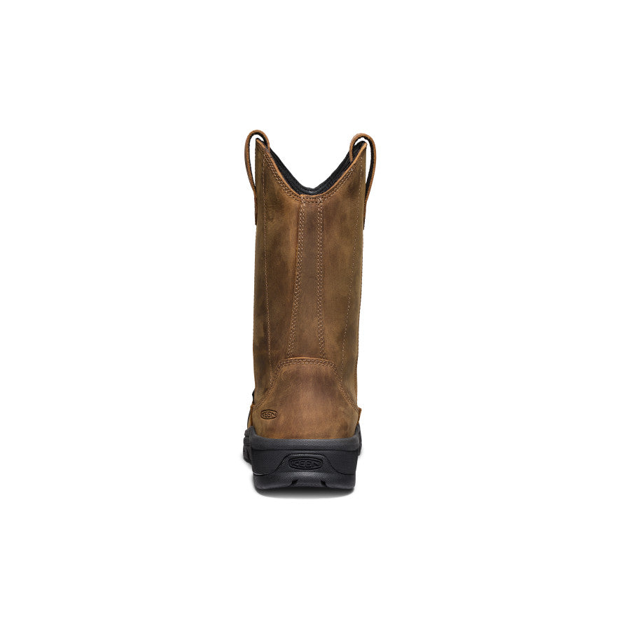Womens Evanston Pull-On Waterproof Boot Carbon Toe BisonBlack