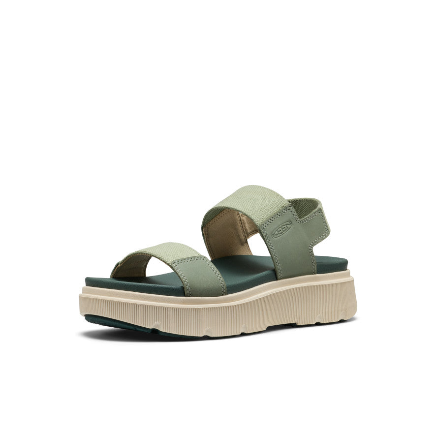 Womens Elle Mila Backstrap Sandal Lily PadDark Forest