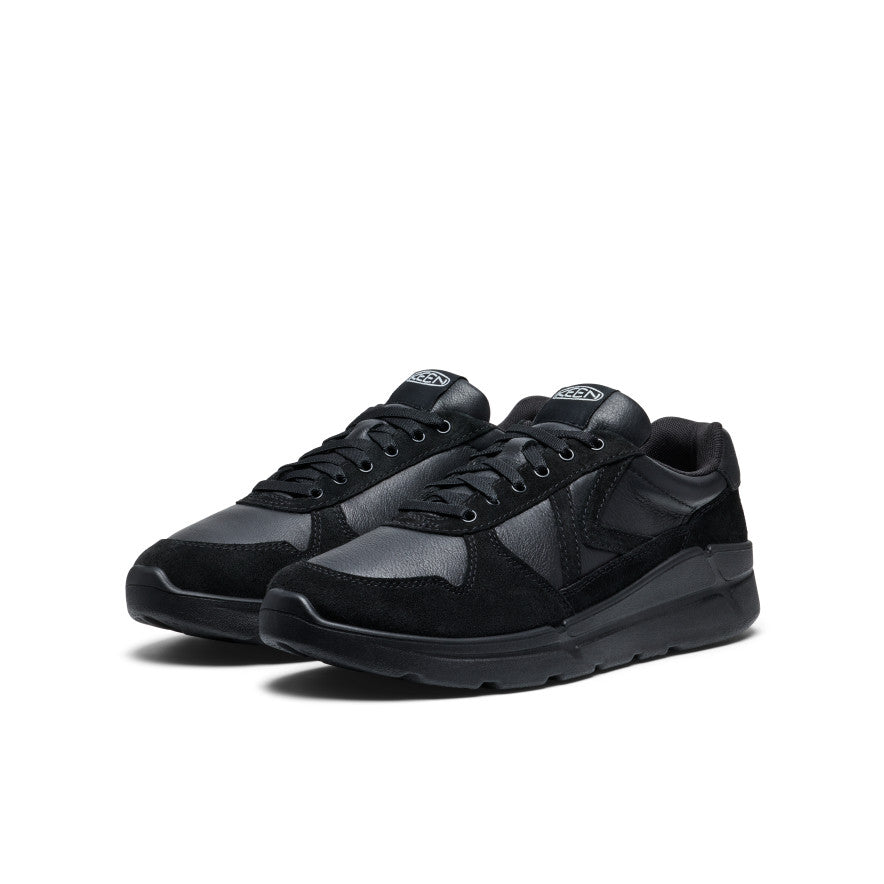 Mens KM2 Leather Jogger BlackBlack
