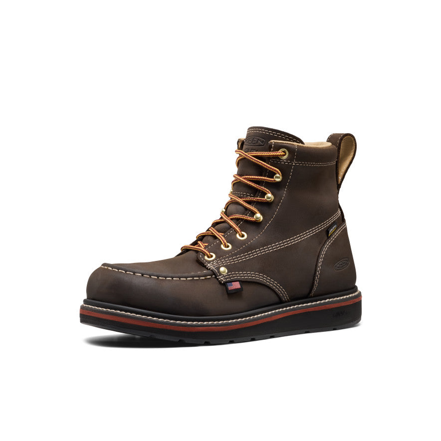 Mens Liberty 6 Waterproof Boot Carbon Toe Coffee BeanBlack