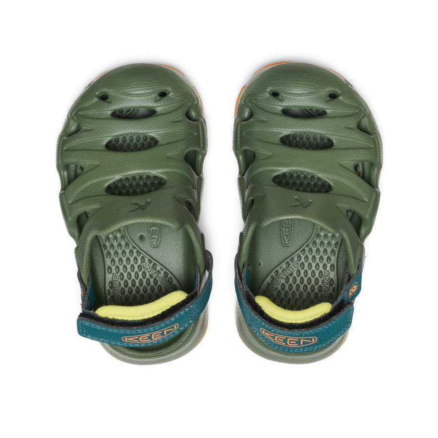 Toddlers HyperFLT Clog Bronze GreenOrange Peel