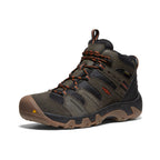 Mens Headout Waterproof Hiking Boot Black OliveFossil Orange